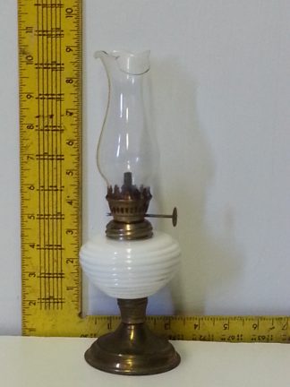 Brass oil lamp